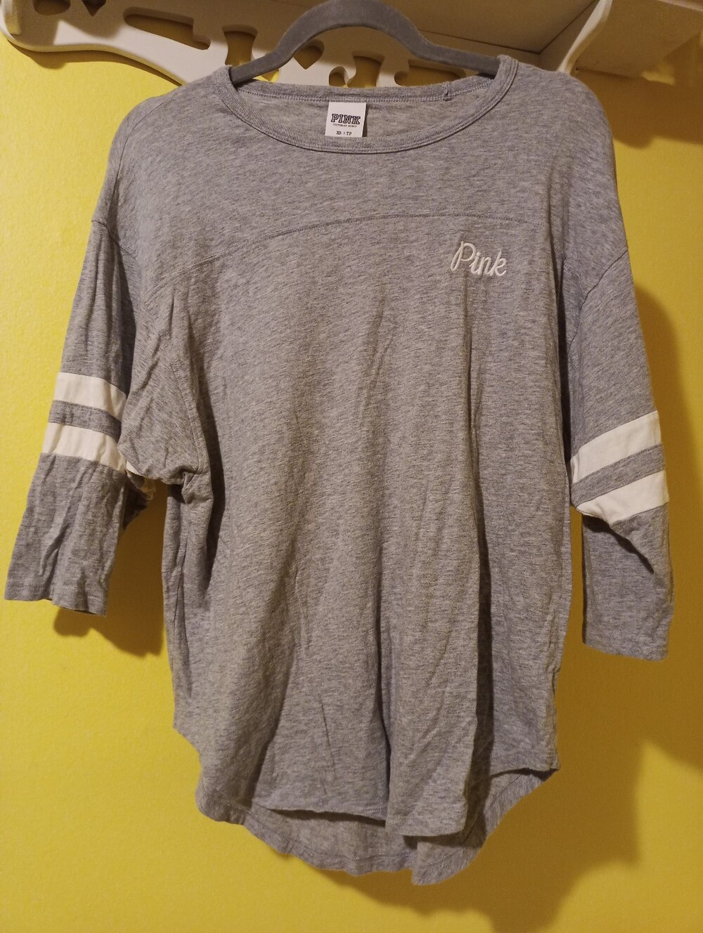 Extra Small Gray Pink Victoria's Secret Top